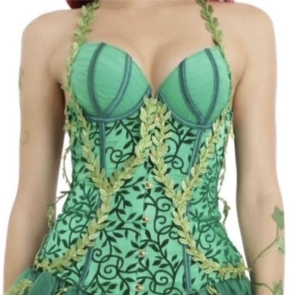 DC Comics X Undergirl Poison Ivy Lace Up Corset